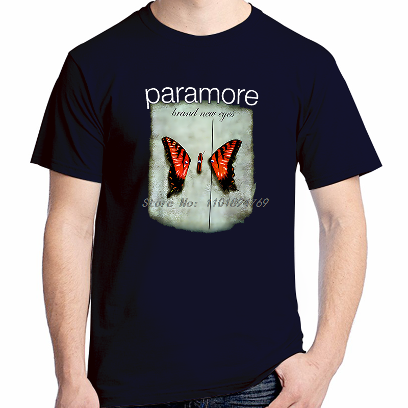 Streetwear Brand With Eye - Summer Men's Short Sleeve T-Shirt Paramore