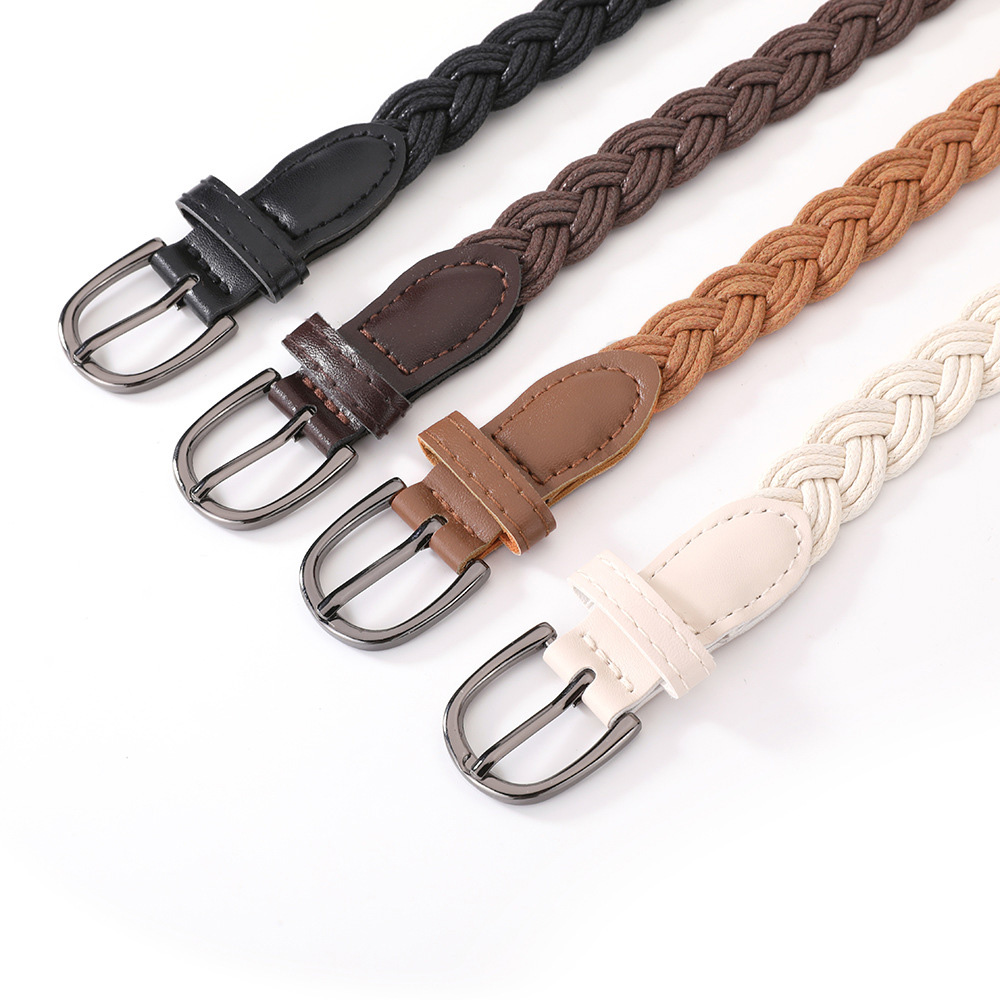 Women's Retro Vintage Woven Th - огляд і ціна Off White Belt