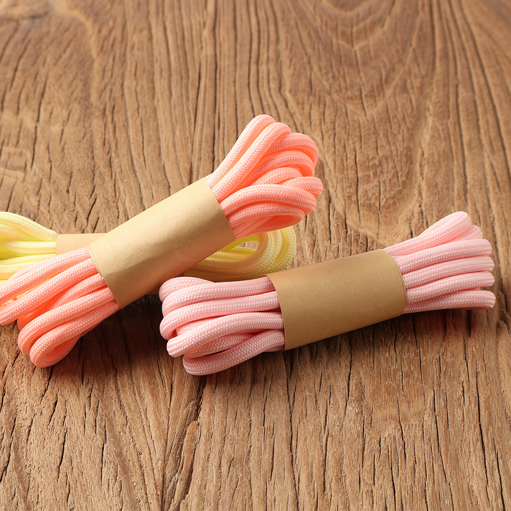 Round Shoelaces Pink/Yellow Re - огляд і ціна Travis Scott Lace