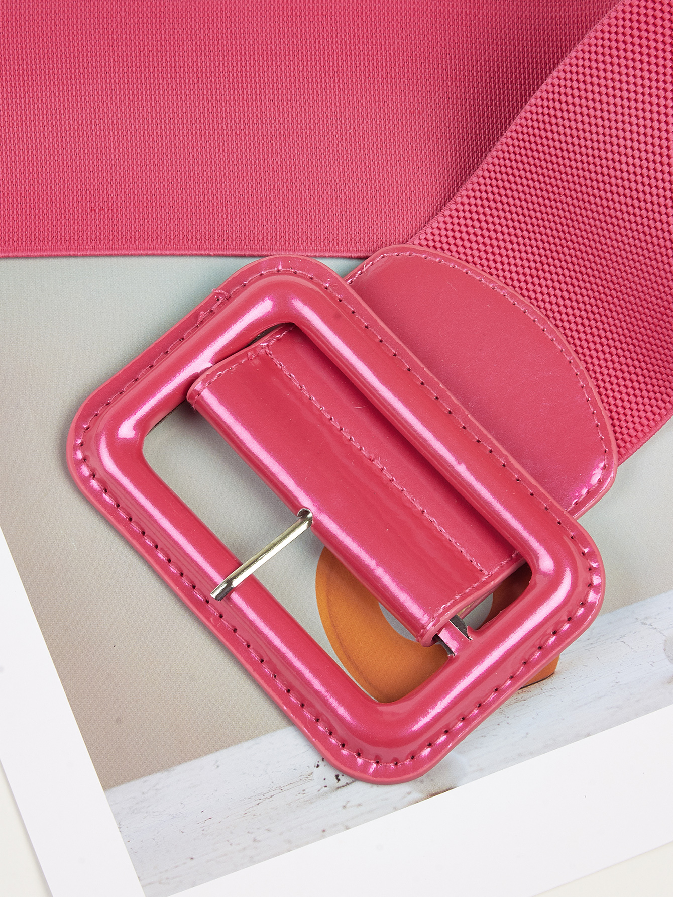 Rectangle Pin Buckle Wide Belt - огляд і ціна Off White Belt