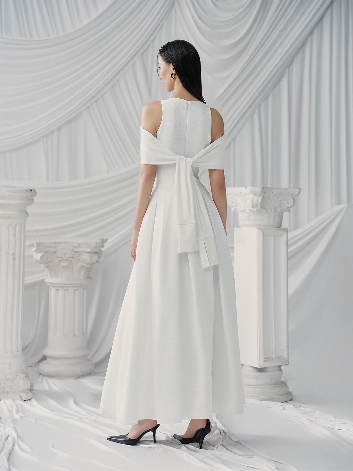 Elegant White Off-Shoulder Wai - огляд і ціна Off White Belt