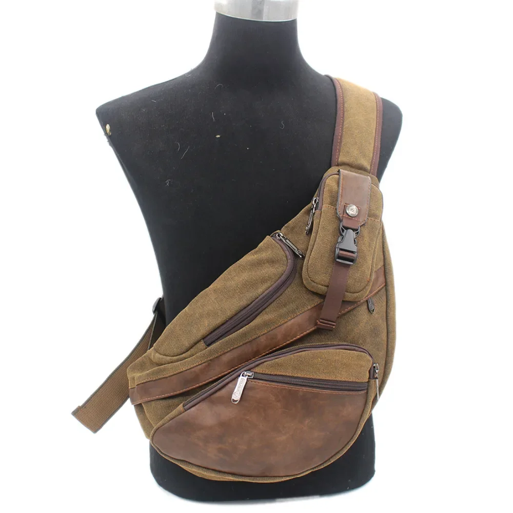 High Quality Men Canvas Sling  - огляд і ціна Streetwear Brand Backpack